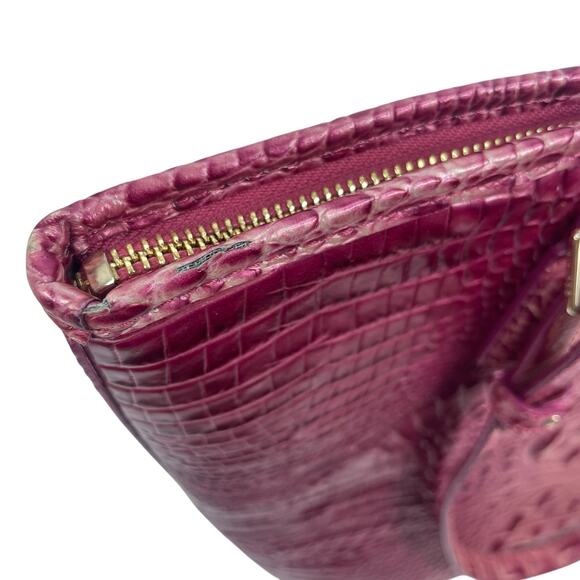 Brahmin Asher Tote Bag Shoulder Bag Magenta Ombre Melbourne Leather Pink - Picture 11 of 12